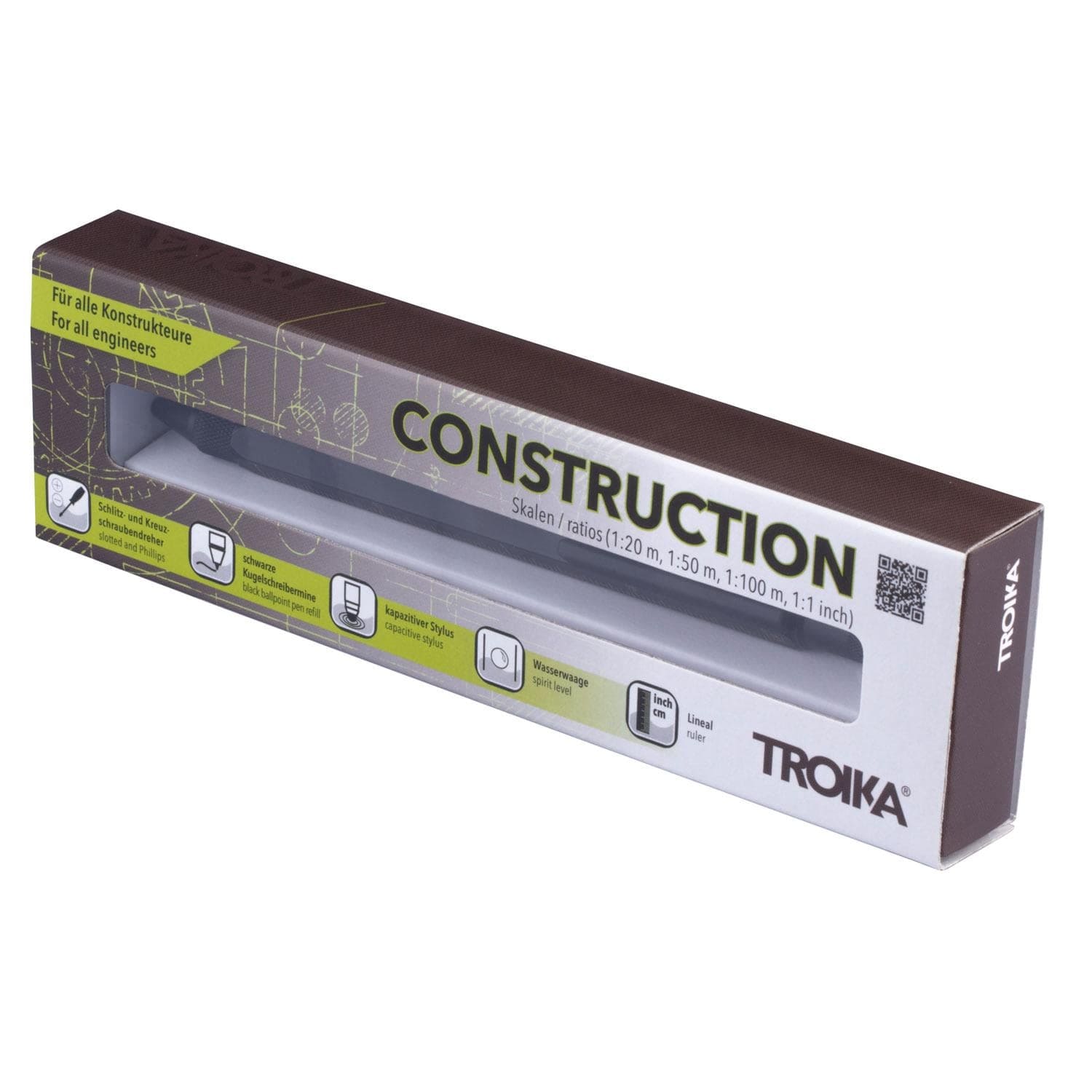 Troika Construction Multi-Tool Ballpoint Pen - The Pi Hut
