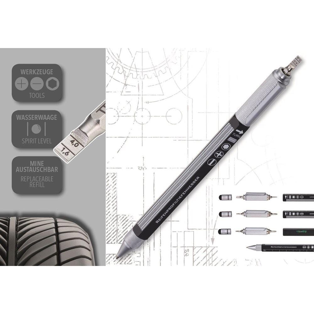 Troika Construction PROFIL+ Multi-Tool Ballpoint Pen - The Pi Hut