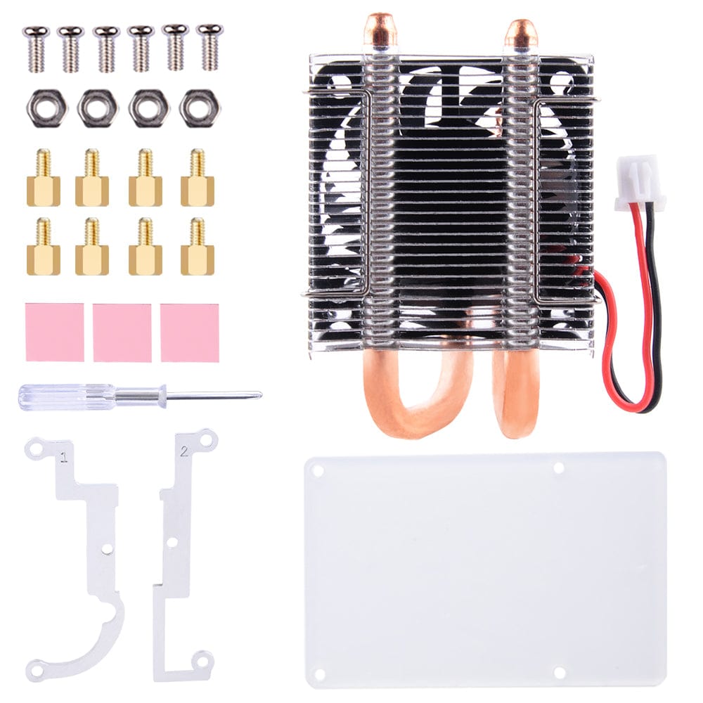 Type B Low-Profile ICE Tower Raspberry Pi 4 Cooler - The Pi Hut
