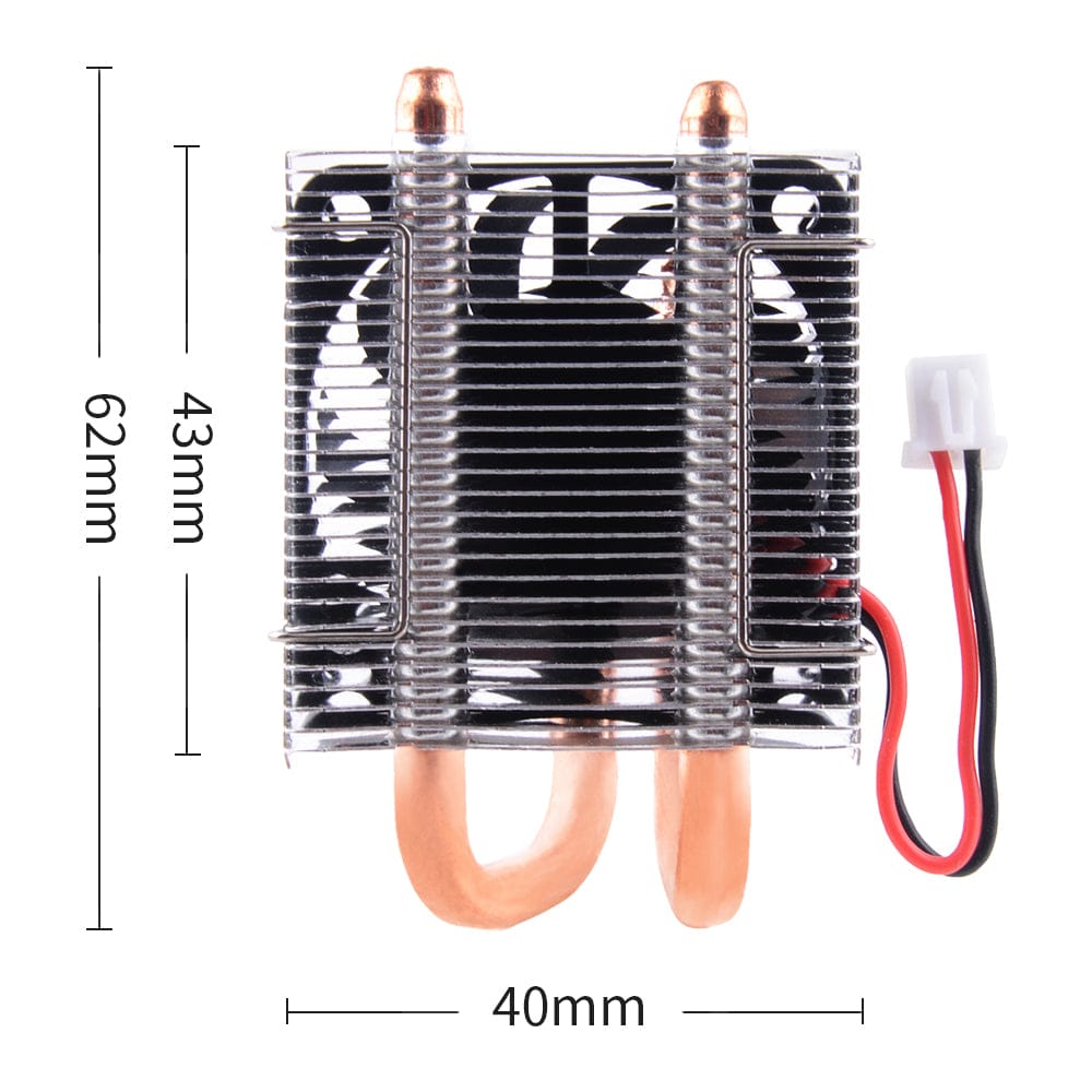 Type B Low-Profile ICE Tower Raspberry Pi 4 Cooler - The Pi Hut
