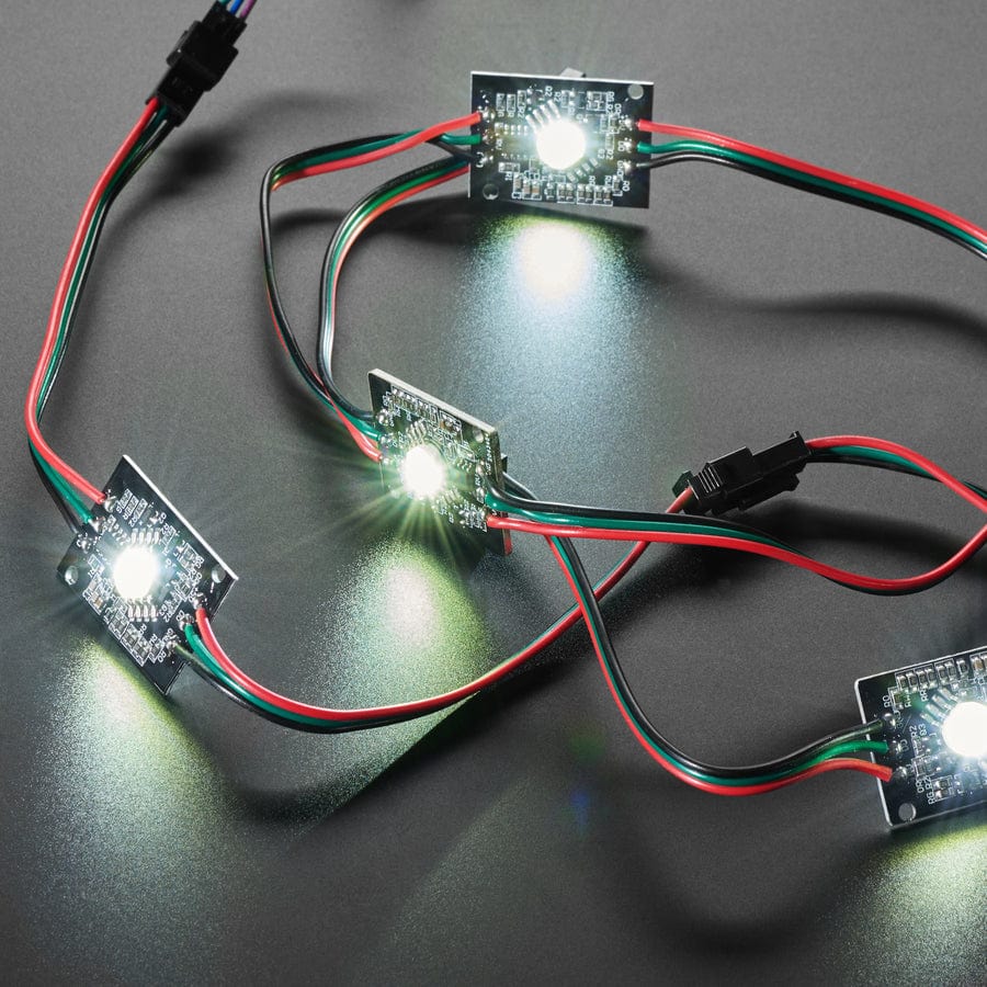 Ultra Bright 4 Watt Chainable RGBW NeoPixel LED - Cool White - ~6000K - The Pi Hut