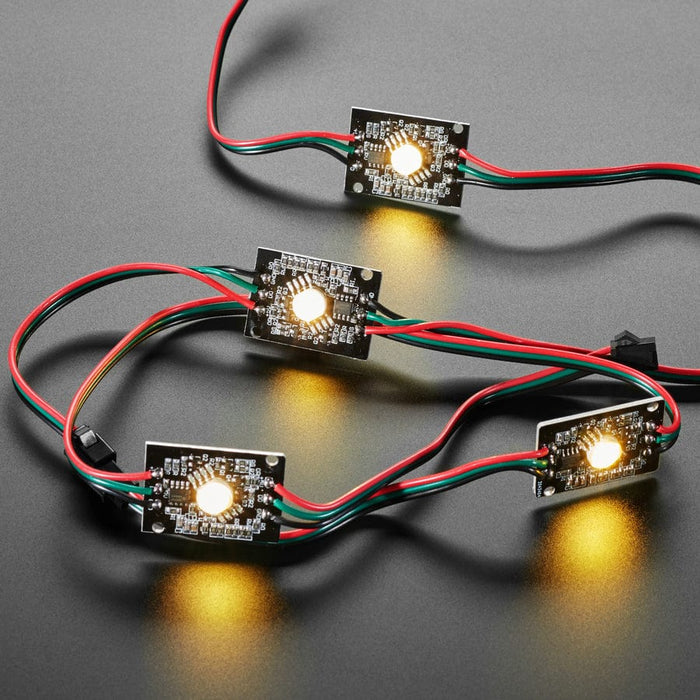 Ultra Bright 4 Watt Chainable RGBW NeoPixel LED - Warm White - ~3000K ...