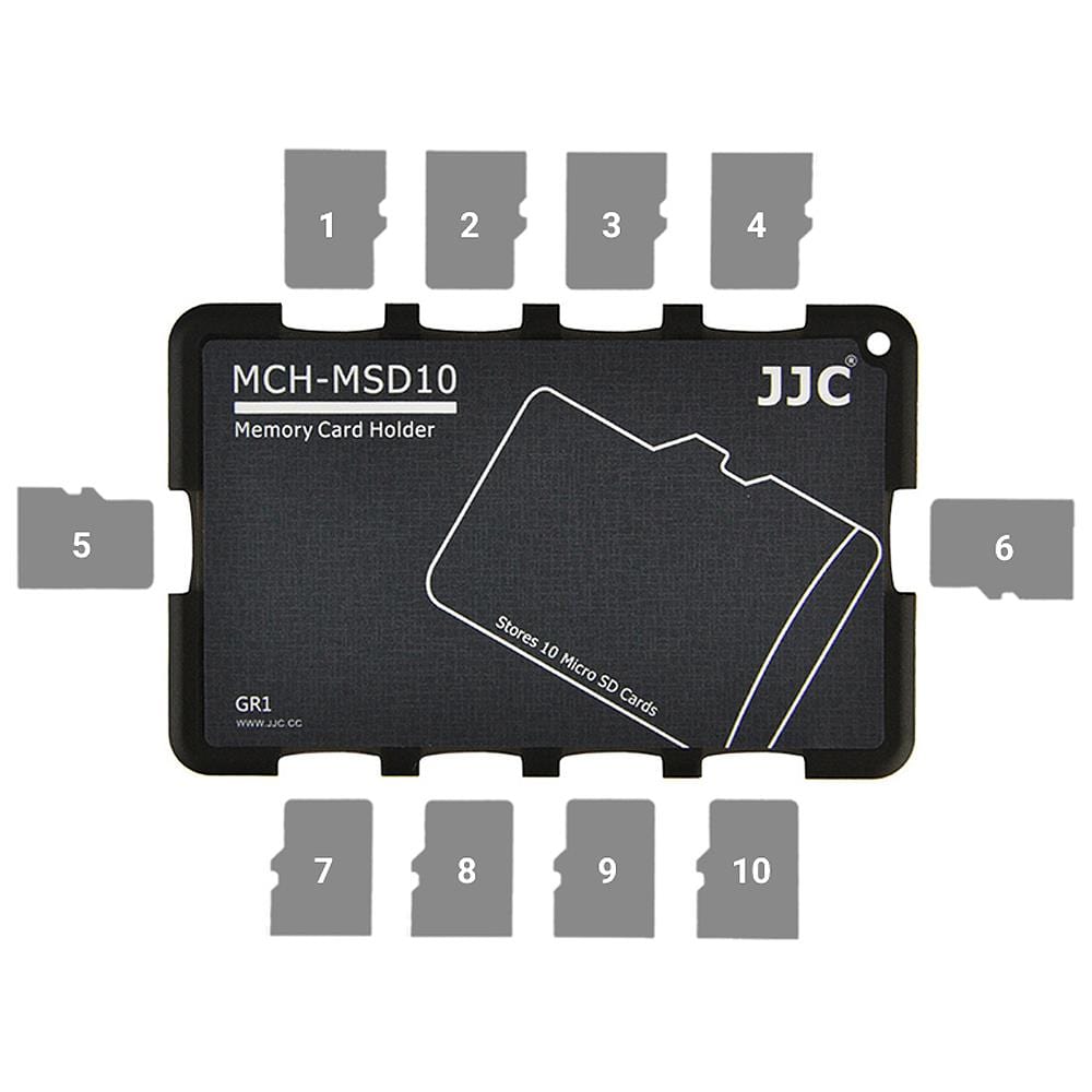 Ultra-thin 10-Slot MicroSD Card Holder - The Pi Hut