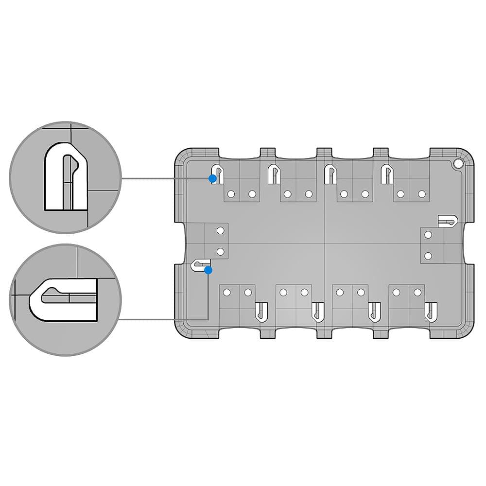 Ultra-thin 10-Slot MicroSD Card Holder - The Pi Hut