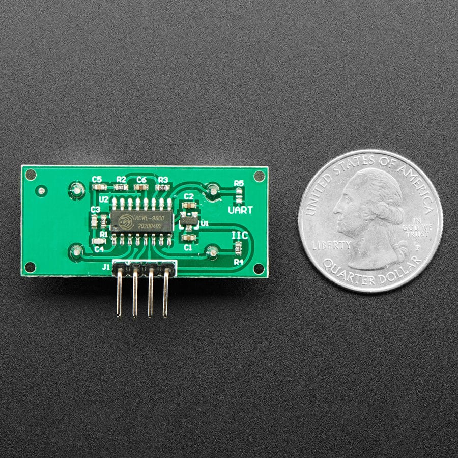 Ultrasonic Distance Sensor with I2C Interface - RCWL-1601 - The Pi Hut