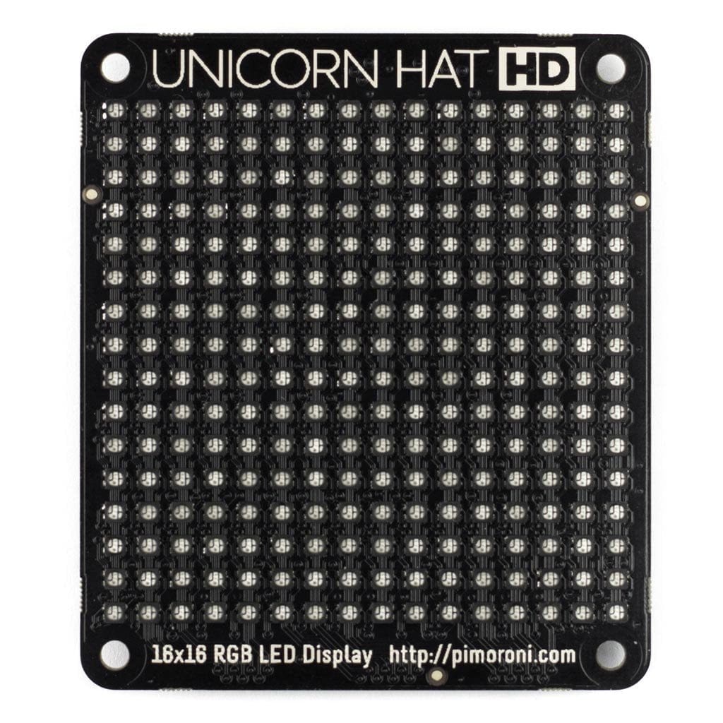 Unicorn HAT HD - The Pi Hut
