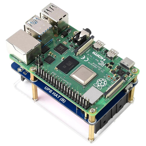 Uninterruptible Power Supply UPS HAT (B) for Raspberry Pi The Pi Hut