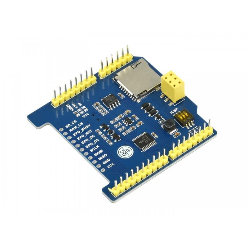 Universal e-Paper Raw Panel Driver Shield for Arduino - The Pi Hut