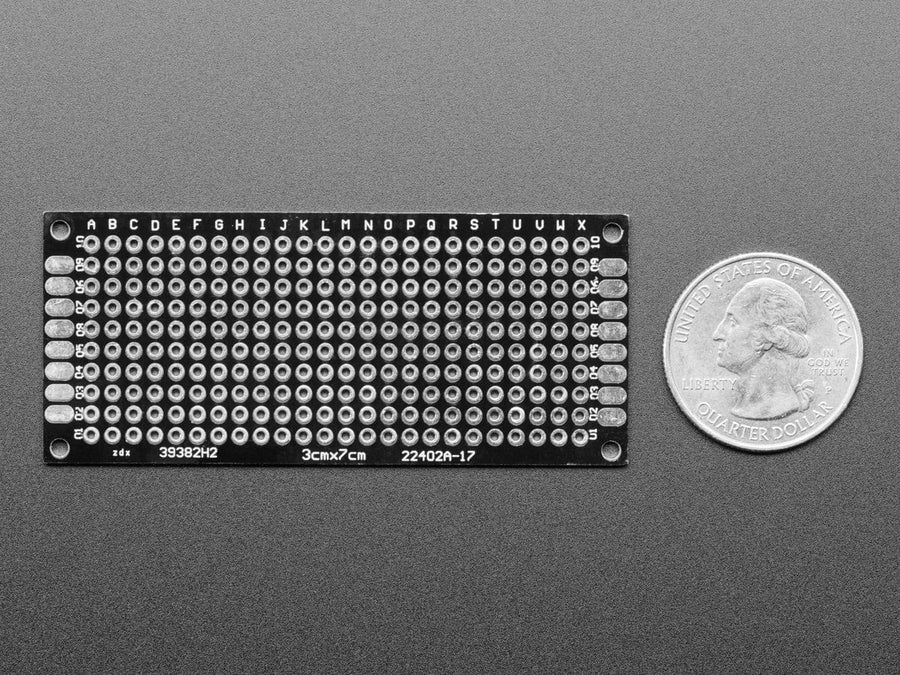 Universal Protoboard PCBs 3cm x 7cm 3 Pack The Pi Hut