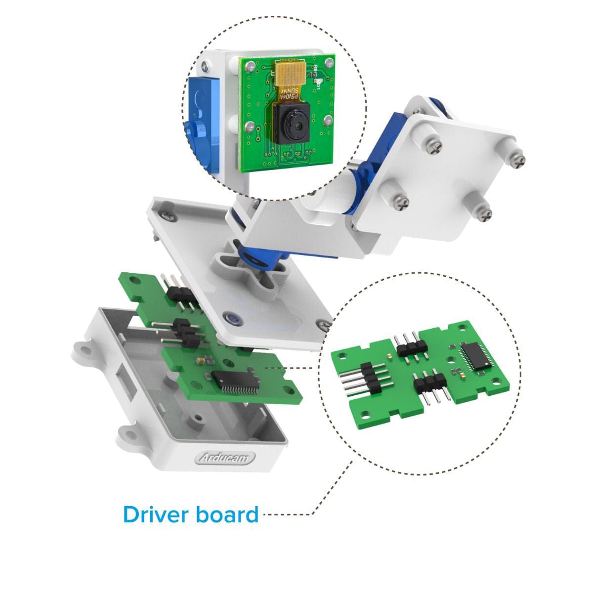 Upgraded Pan Tilt Platform for Official Raspberry Pi Camera Module - The Pi Hut