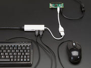 USB 2.0 and Ethernet Hub - 3 USB Ports and 1 Ethernet - The Pi Hut