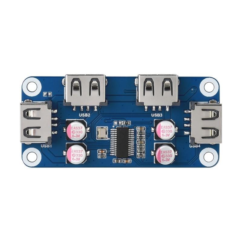 USB 2.0 Hub HAT for Raspberry Pi - The Pi Hut