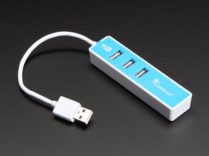 USB 2.0 WiFi Hub with 3 USB Ports - The Pi Hut