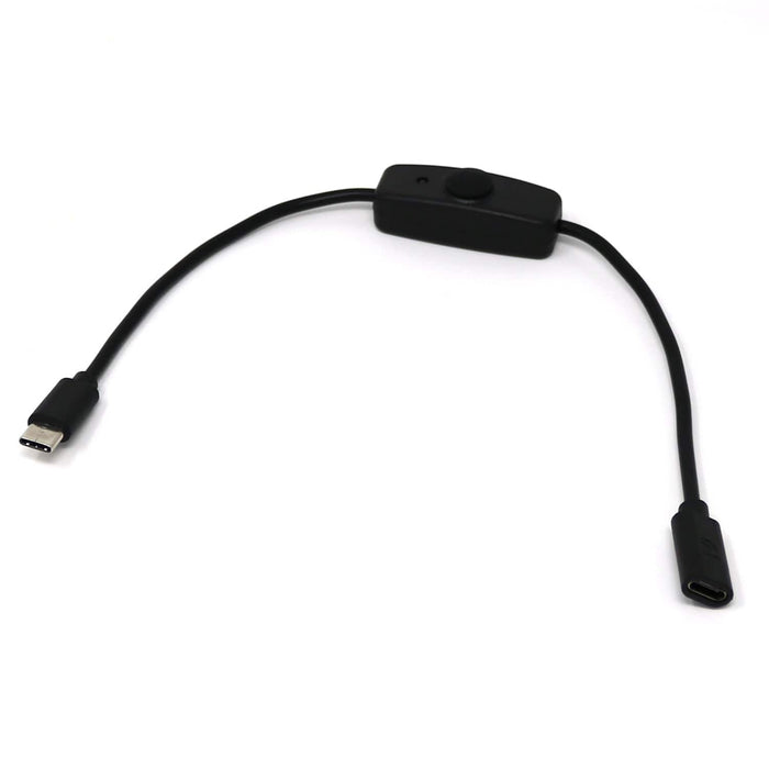 USB-C Cable with On/Off Switch for Raspberry Pi 4 | The Pi Hut