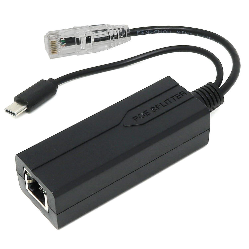 USB-C Gigabit PoE Splitter (5V 2.4A) - The Pi Hut