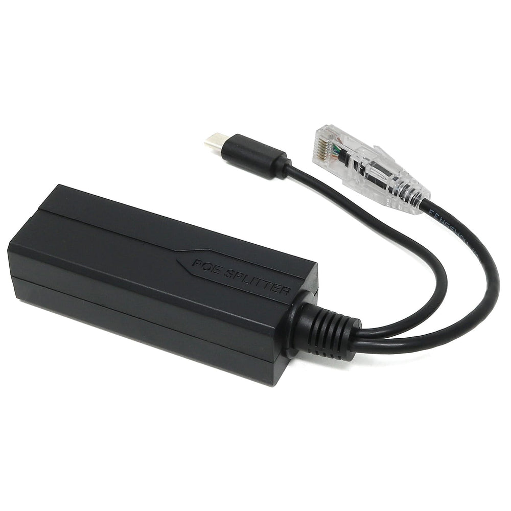 USB-C Gigabit PoE Splitter (5V 2.4A)