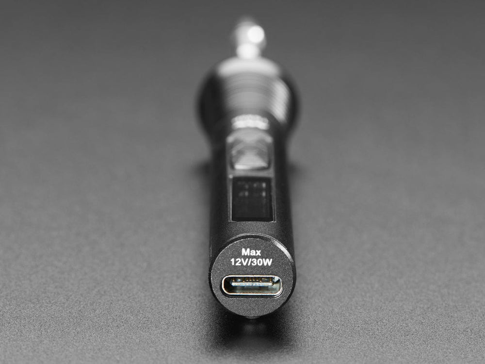 USB C Powered Soldering Iron - Adjustable Temperature Pen-Style - The Pi Hut
