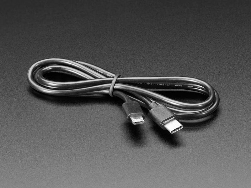 USB C to Micro B Cable - 3 ft 1 meter - The Pi Hut