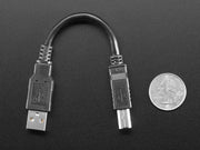 USB Cable - 6" Standard A-B - The Pi Hut