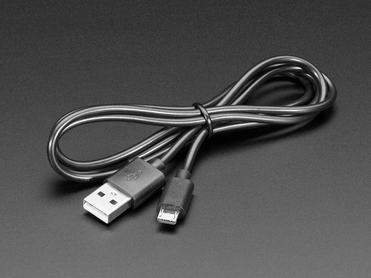 USB cable - USB A to Micro-B - The Pi Hut