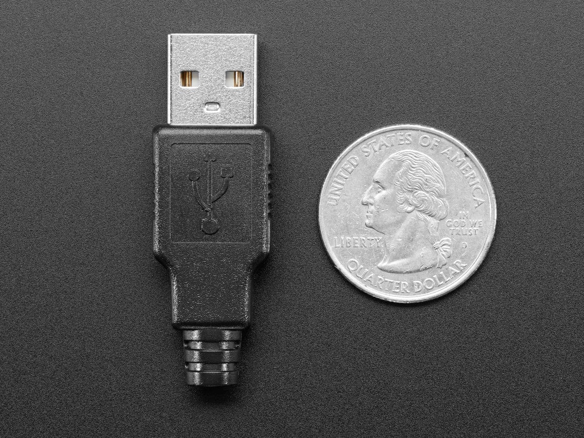 USB DIY Connector Shell - Type A Male Plug - The Pi Hut