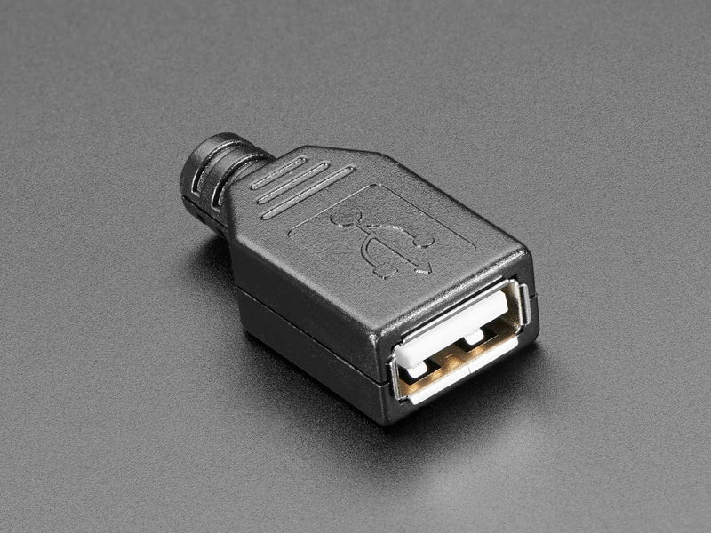 USB DIY Connector Shell - Type A Socket - The Pi Hut