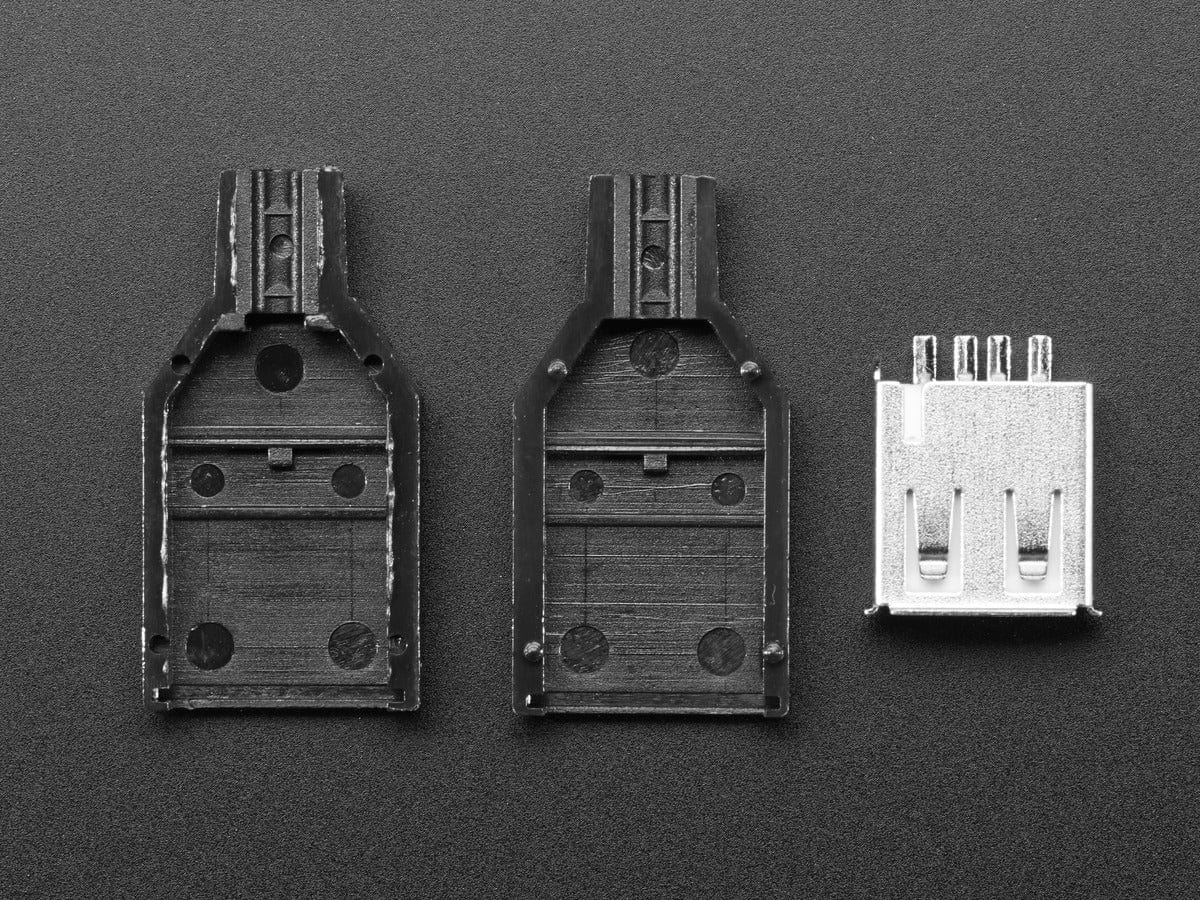 USB DIY Connector Shell - Type A Socket by The Pi Hut - The Pi Hut