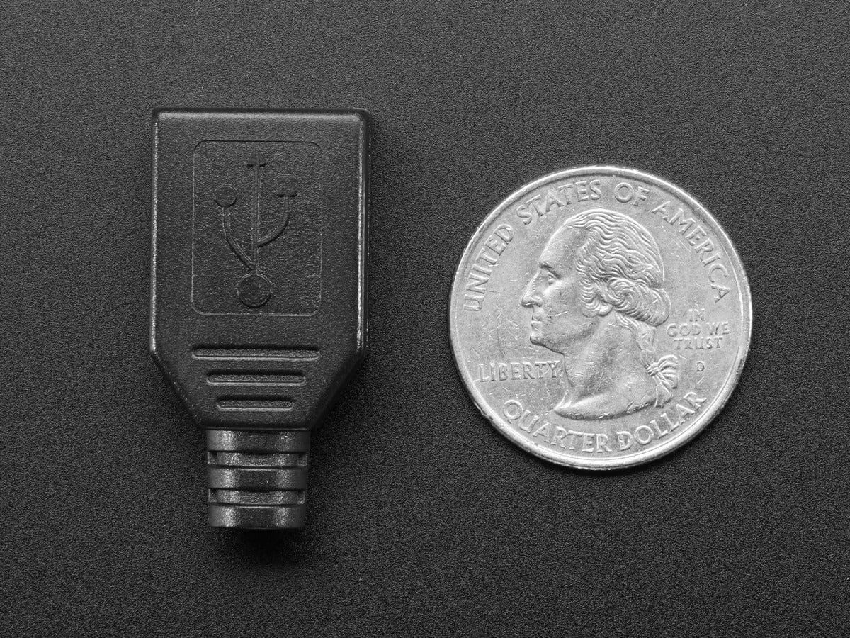USB DIY Connector Shell - Type A Socket by The Pi Hut - The Pi Hut