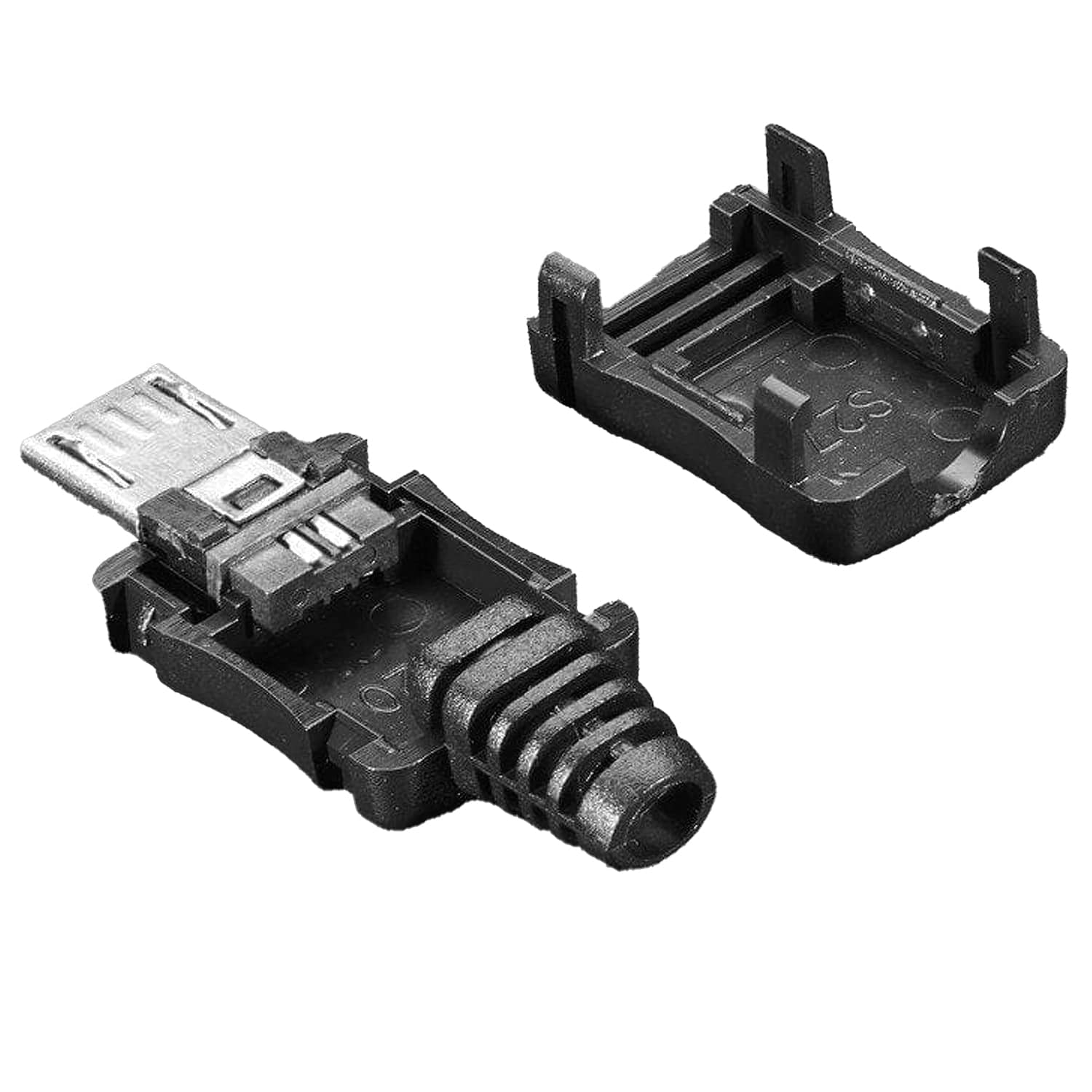 USB DIY Connector Shell - Type Micro-B Plug - The Pi Hut
