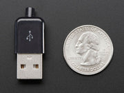 USB DIY Slim Connector Shell - A-M Plug - The Pi Hut