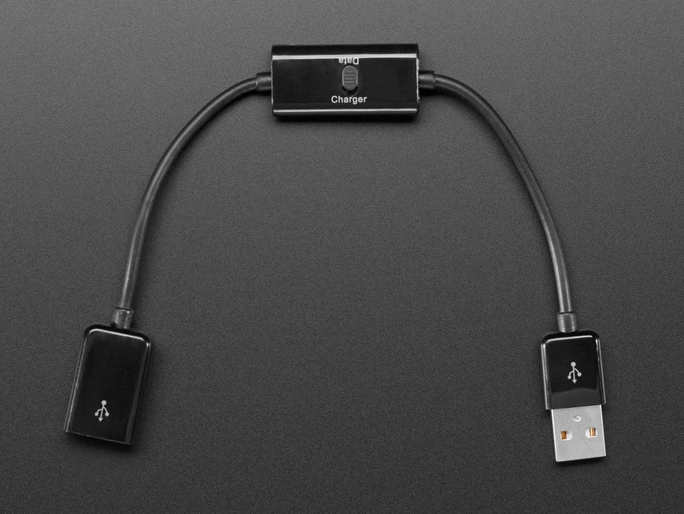 USB Extension Cable with Data/Charge Sync Switch - The Pi Hut