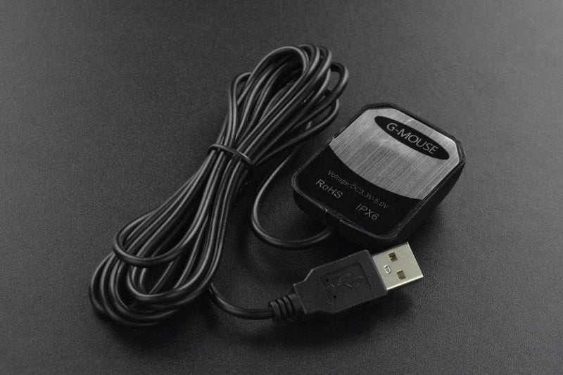 USB GPS Receiver with 2m Extension Cable (Compatible with Raspberry Pi/ LattePanda/ Jetson Nano) - The Pi Hut