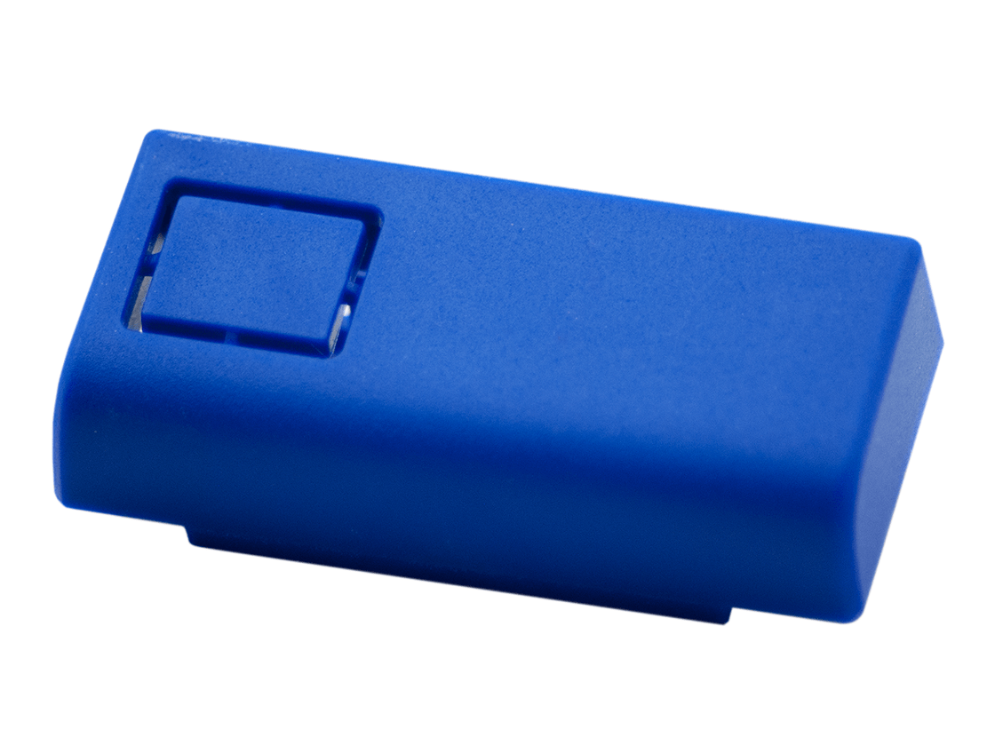 USB & HDMI Cover for Modular Raspberry Pi 3 Case - Blue - The Pi Hut