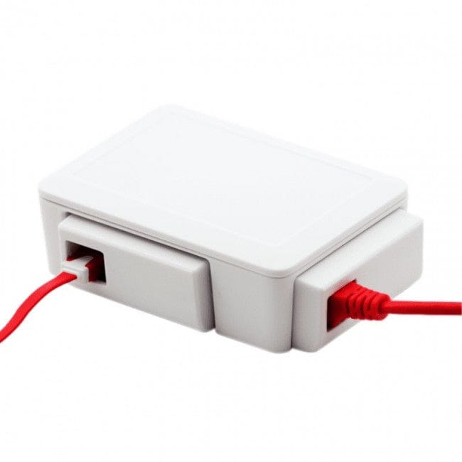 USB & HDMI Cover for Modular Raspberry Pi 3 Case - White - The Pi Hut