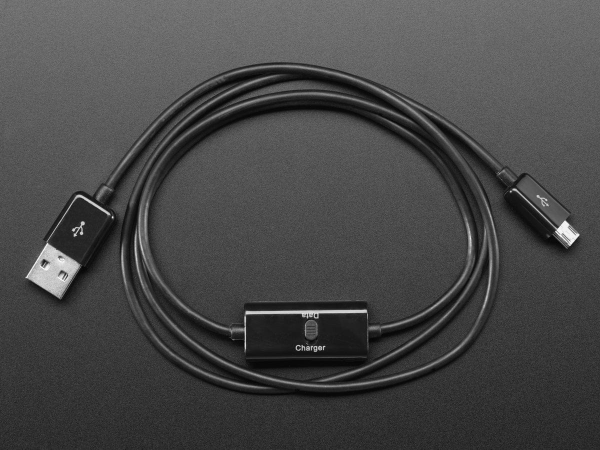 USB Micro B Cable with Data/Charge Sync Switch - The Pi Hut