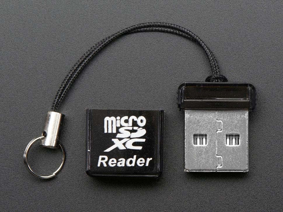 USB Micro SD Card Reader/Writer - The Pi Hut