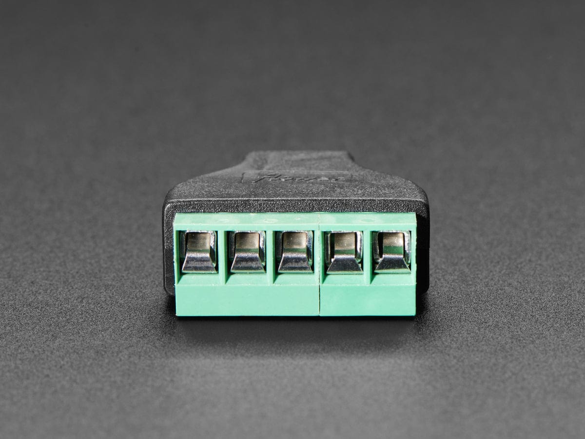 USB Mini B Female Socket to 5-pin Terminal Block - The Pi Hut