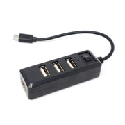 USB Mini Hub with Power Switch (Micro-USB) - The Pi Hut