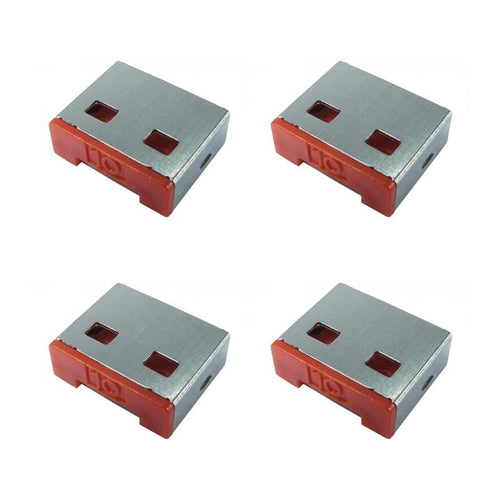 USB Port Blocker (inc. 4 port blocks) The Pi Hut