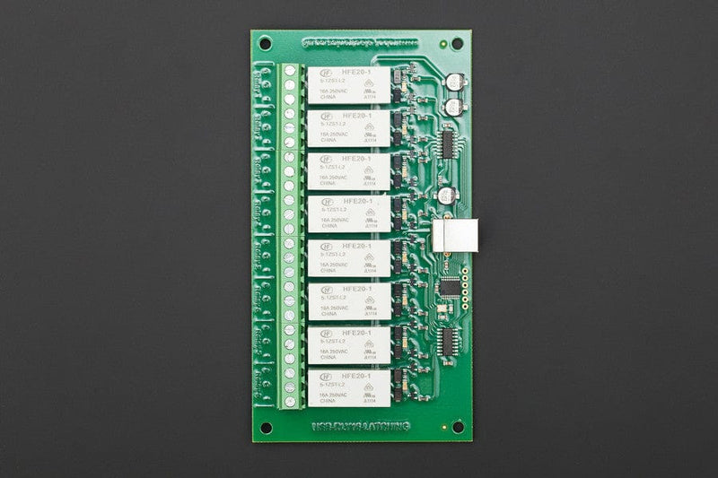 USB-RLY16L(16 Low Power 8 channel relay outputs at 16A) - The Pi Hut