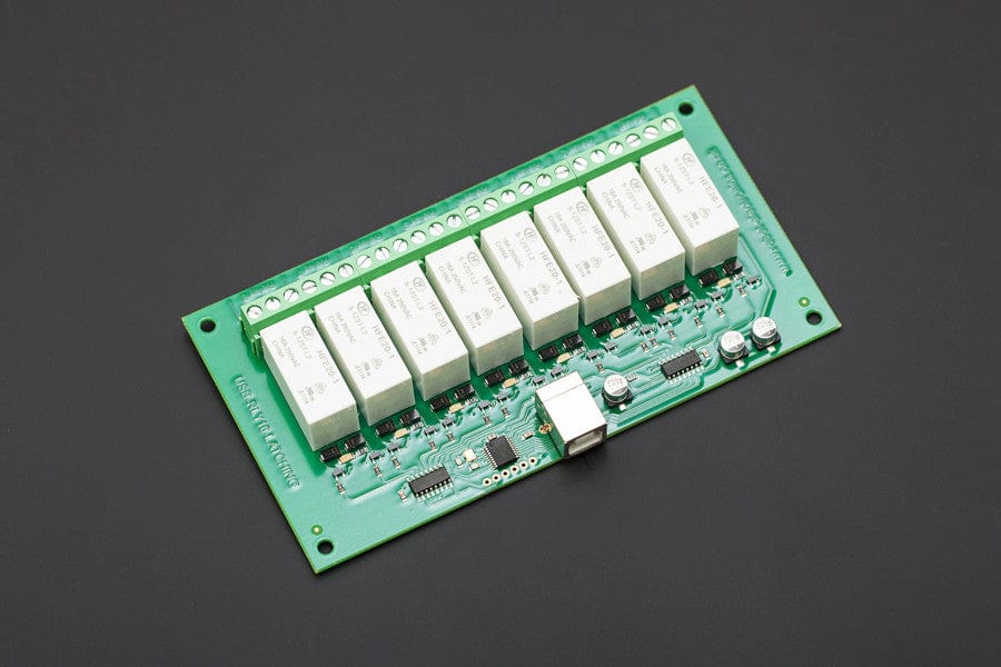 USB-RLY16L(16 Low Power 8 channel relay outputs at 16A) - The Pi Hut