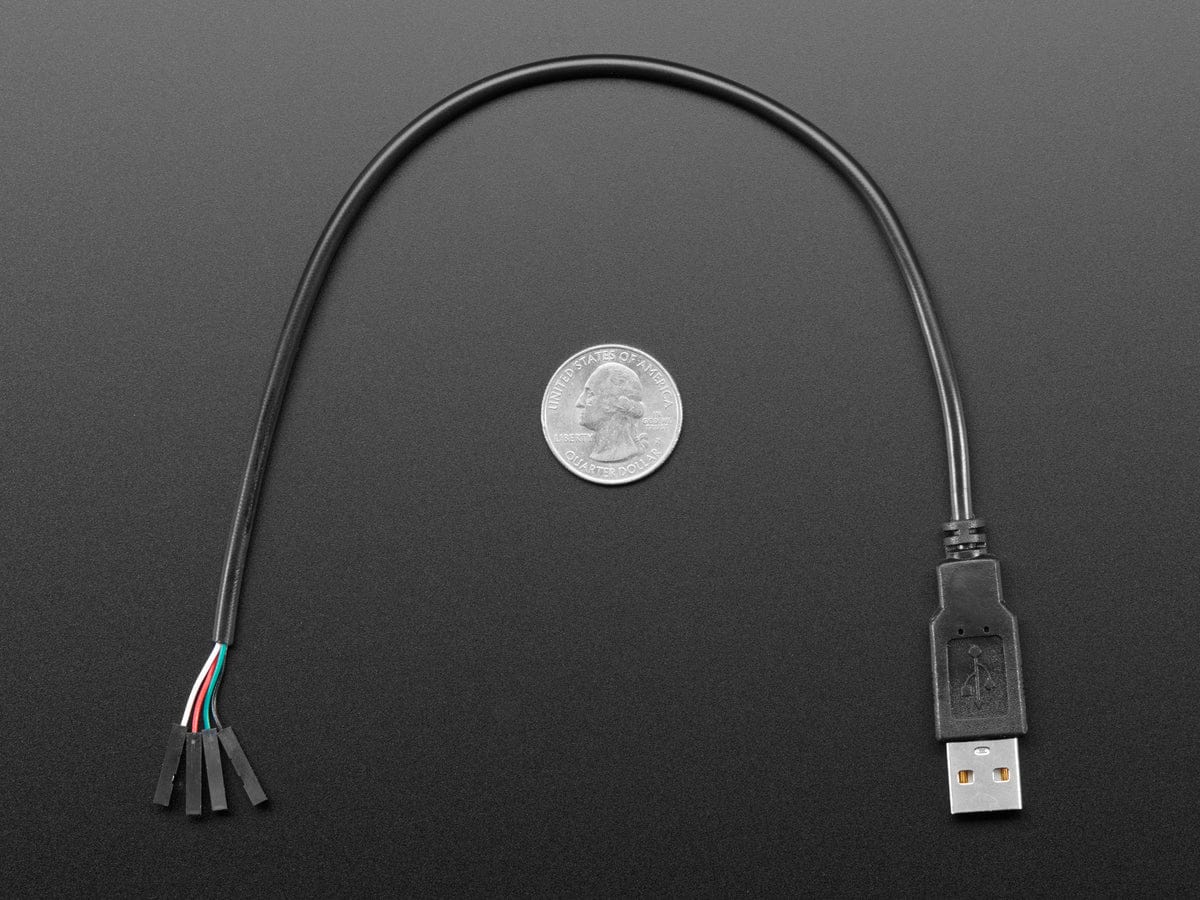 USB Type A Plug Breakout Cable with Premium Female Jumpers - The Pi Hut