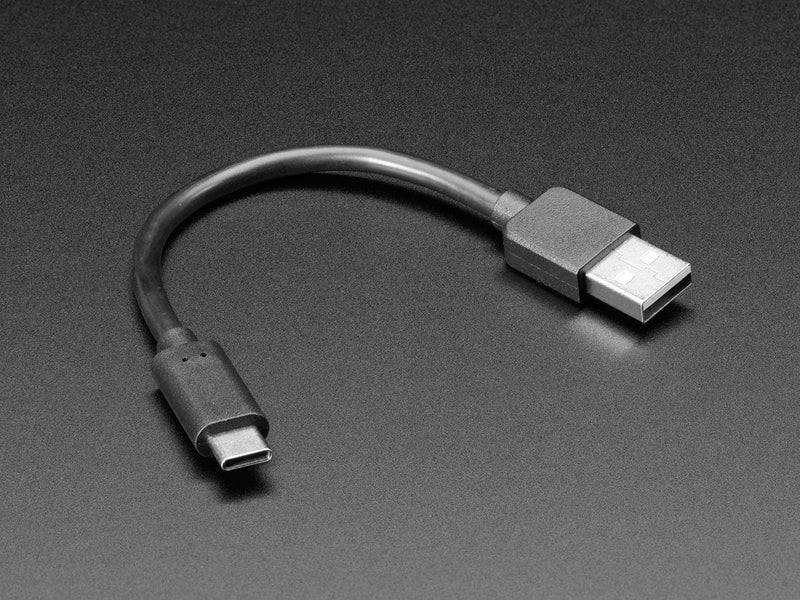 USB Type A to Type C Cable - 6" long - The Pi Hut