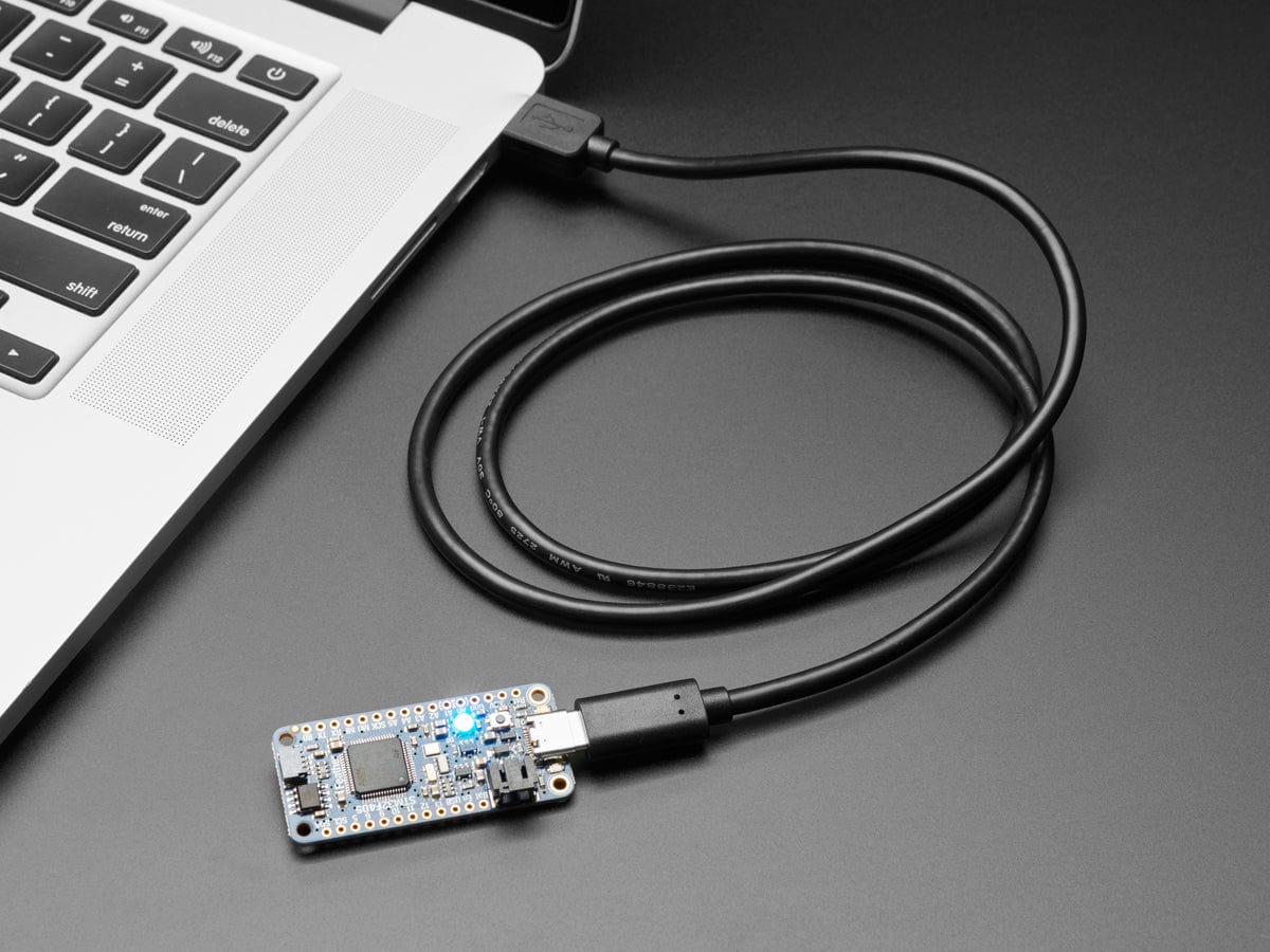 USB Type A to Type C Cable - approx 1 meter / 3 ft long [Discontinued] by The Pi Hut - The Pi Hut