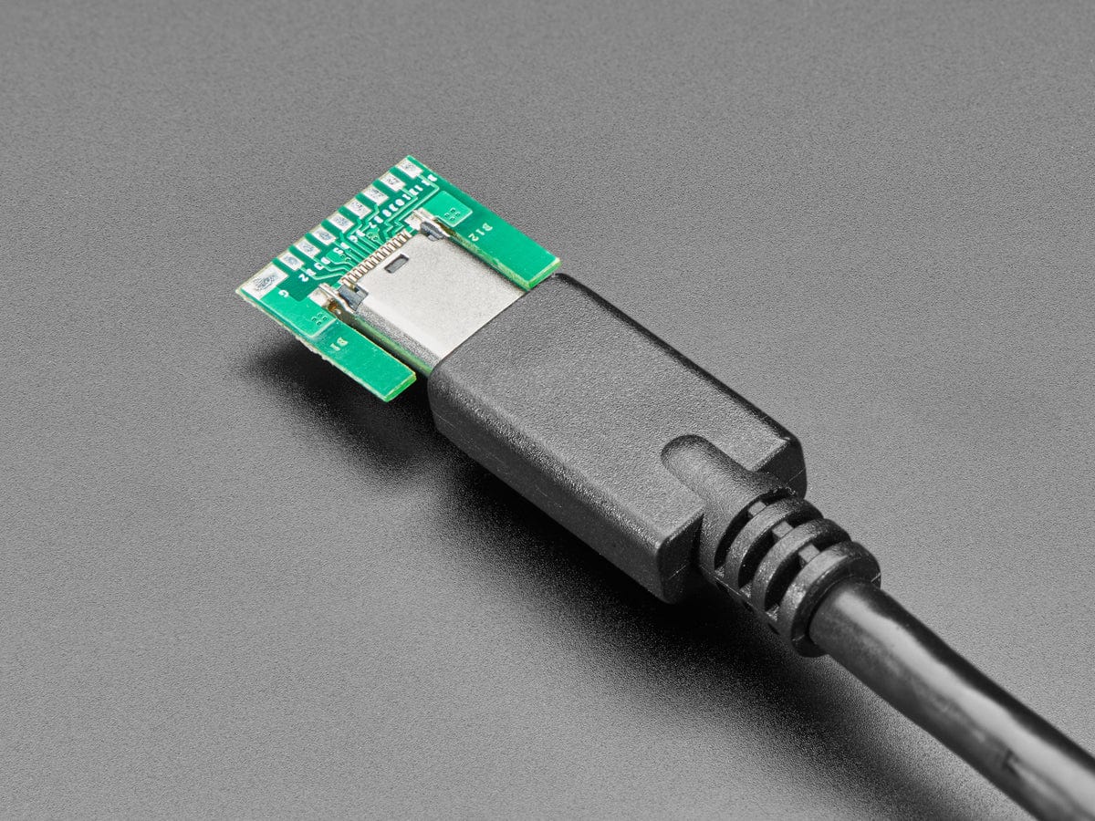 USB Type C Socket - SMT Inline Breakout Board - The Pi Hut
