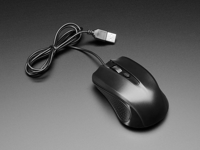 USB Wired Mouse - Two Buttons plus Wheel - The Pi Hut