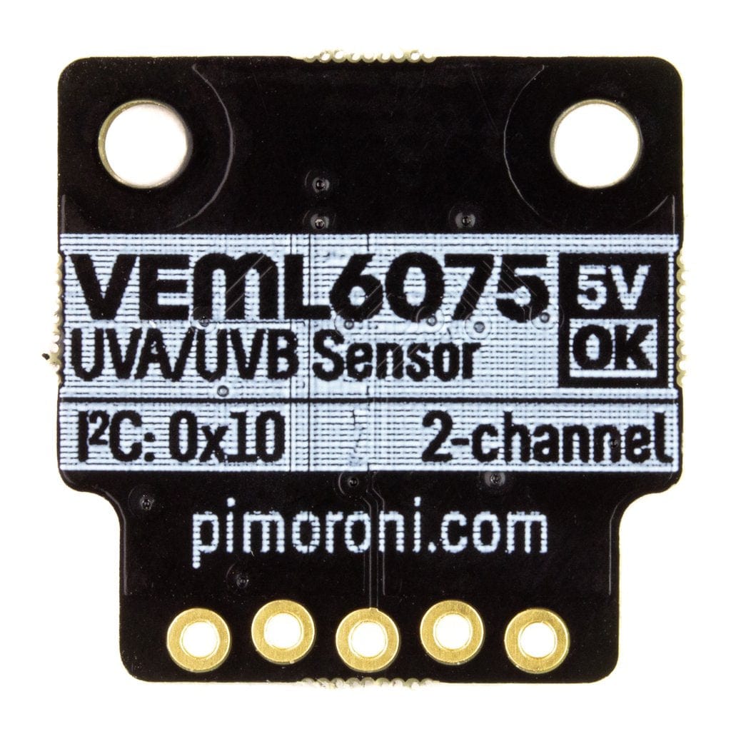 VEML6075 UVA/B Sensor Breakout - The Pi Hut