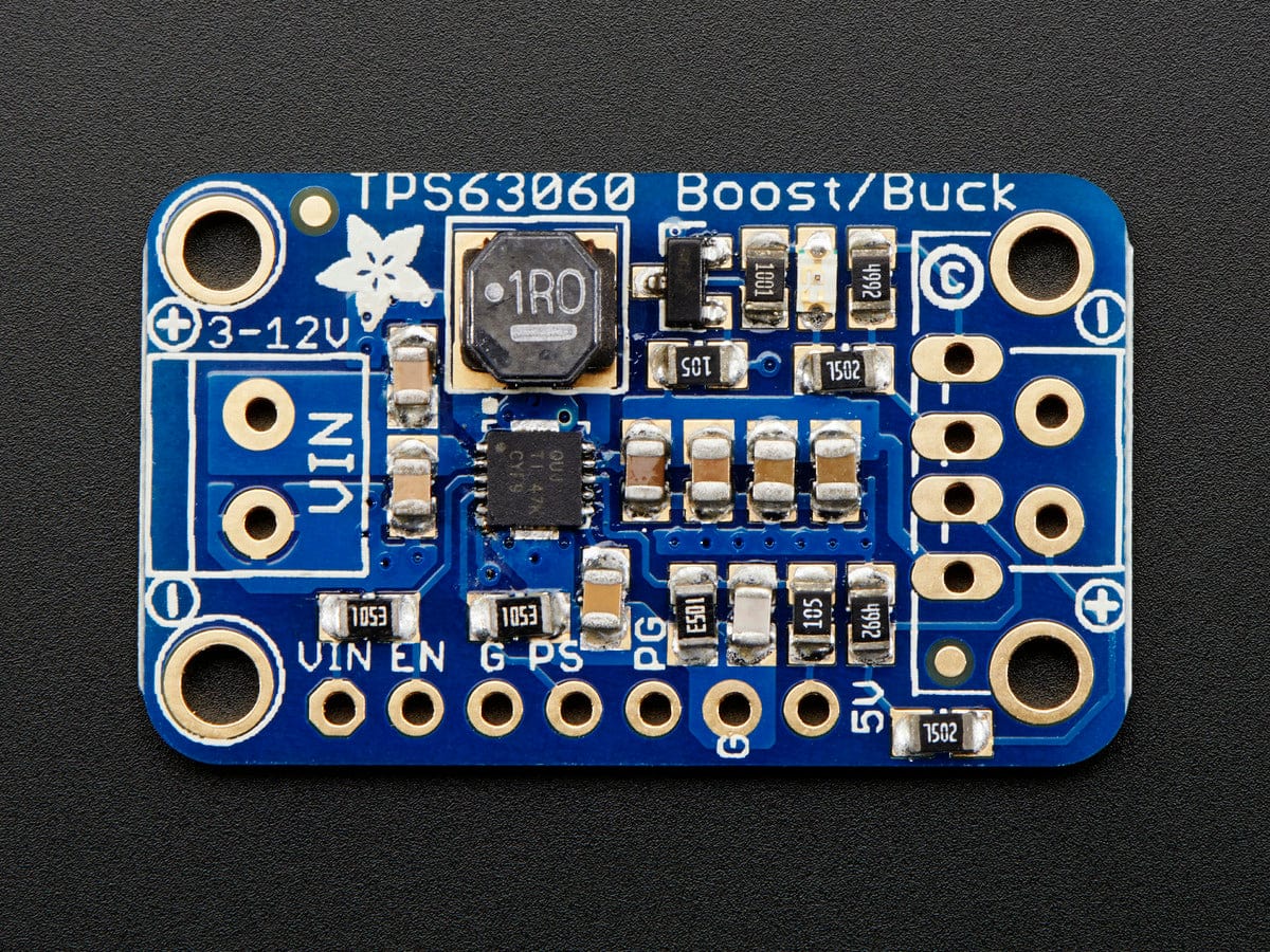 VERTER 5V USB Buck-Boost - 500mA from 3V-5V / 1000ma from 5V-12V - The Pi Hut