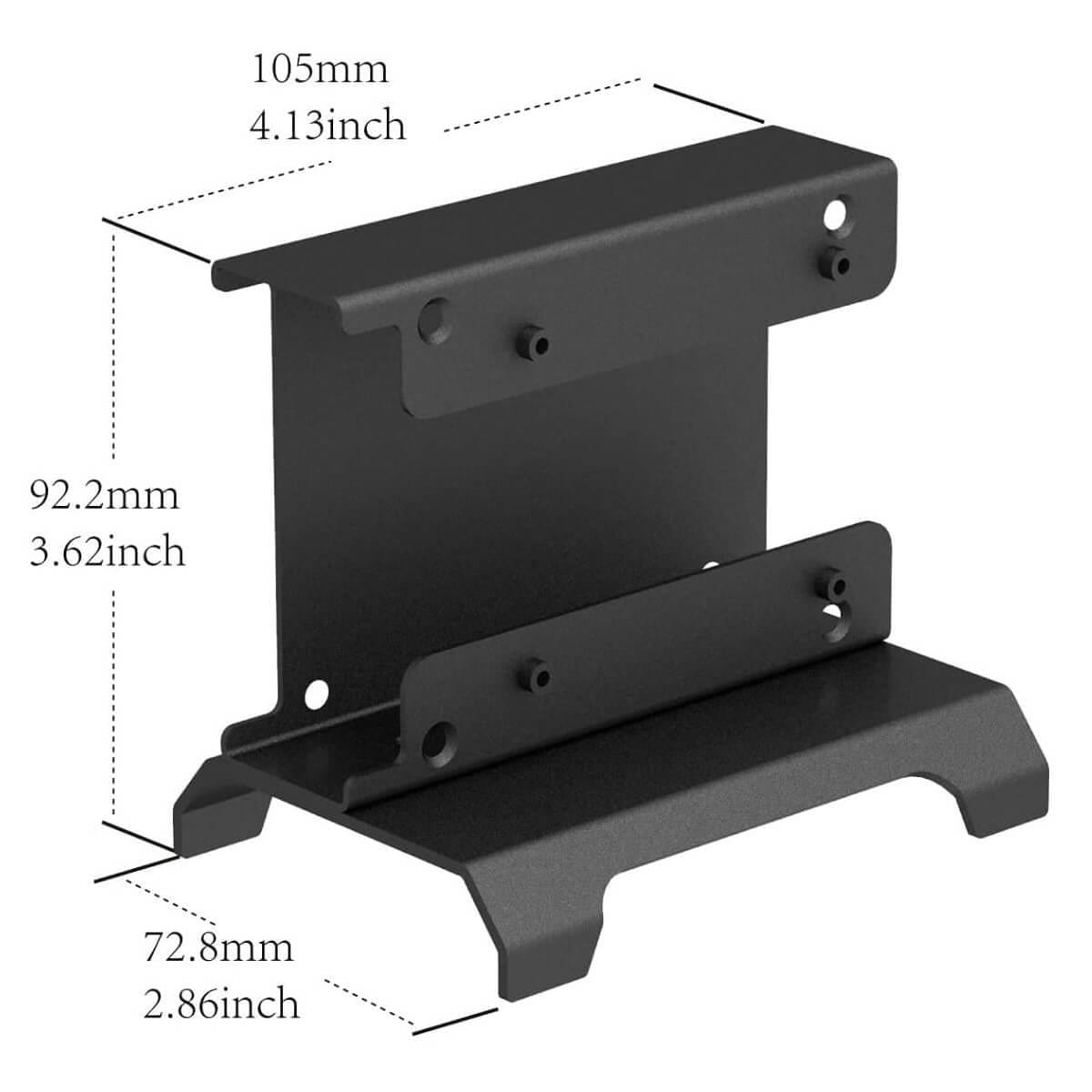 Vertical Dual SSD NAS Bracket for Raspberry Pi - The Pi Hut