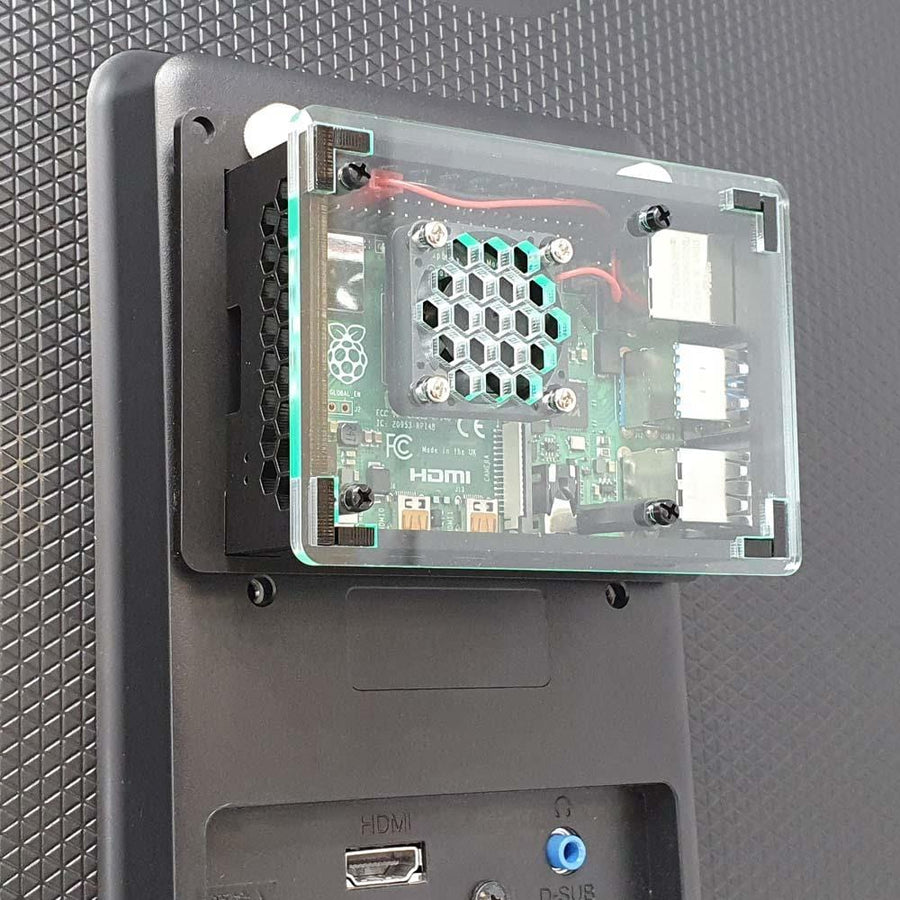 Vesa Mount Rpi VESA Mounting Plate for The Pi Hut Cases - The Pi Hut